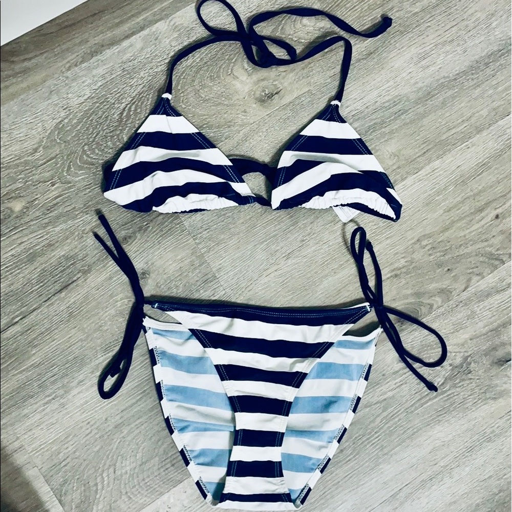Esmara 2-Piece Blue & White Striped Bikini
